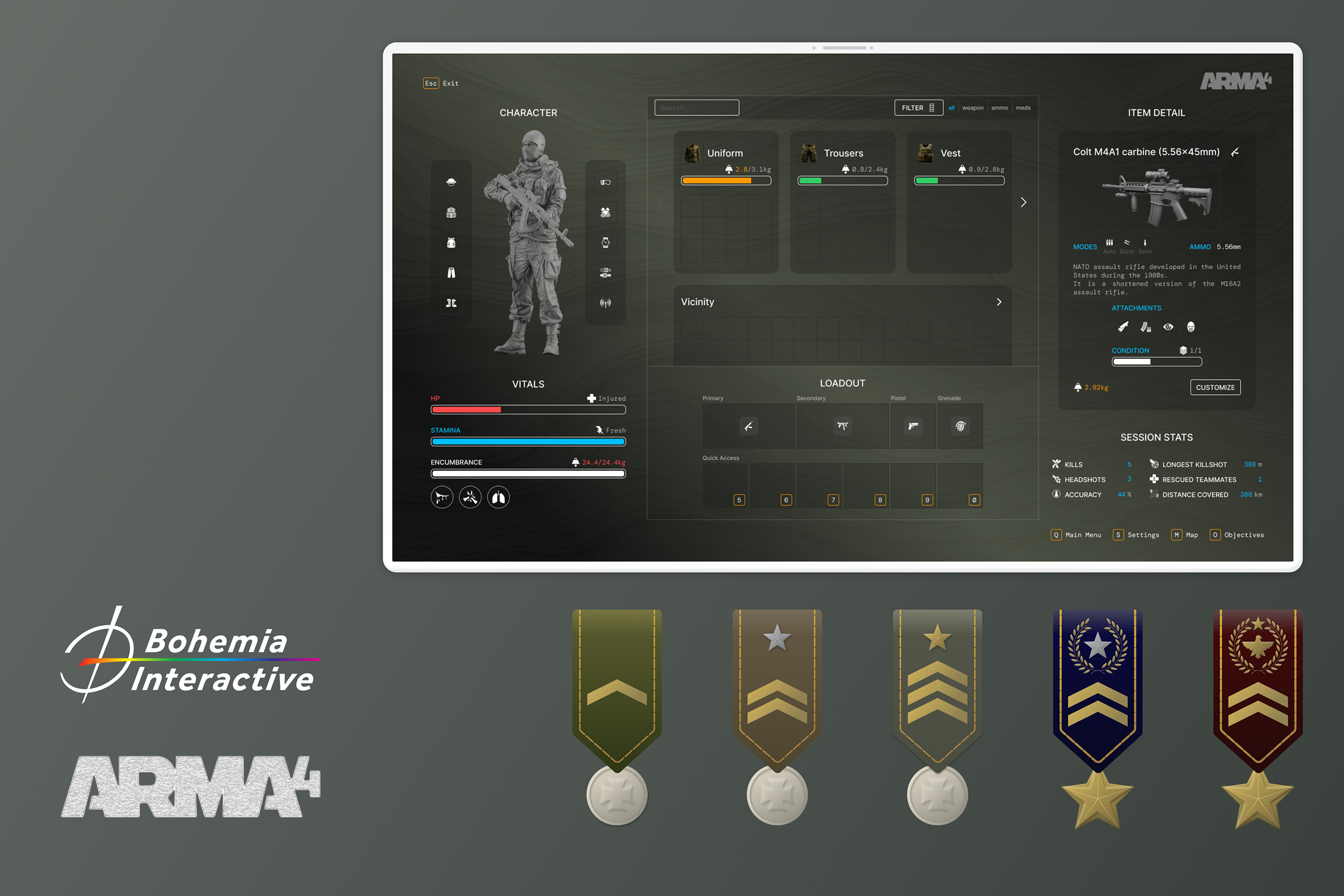 Arma 4 Game UX